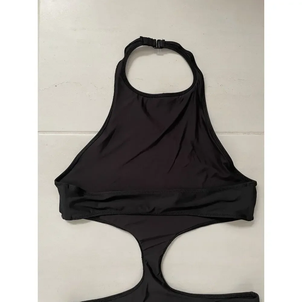 Skims Swim  One Piece Monokini Halter Swimsuit Beach Summer